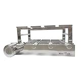 Max Grill Giratória Em Inox Para 4 Espetos Para Churrasqueira Pré Moldada 110 Volts 