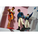 Max Steel Coleção Aventura Snowboarder Mergulho 3 Soldados