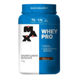 Max Titanium Whey Pro Proteína Sabor Chocolate 1kg