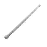 Maxeb Porta Cortina Box Branco Varão Box Banheiro De 140cm Até 210cm Extensível Universal Ajustáve