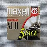 Maxell 139858 Fita De áudio Cassete Padrão De Viés Altos De 60 Minutos - Pacote Com 5