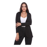 Maxi Blazer Plus Size Feminino Acinturado