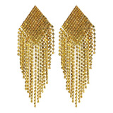 Maxi Brinco Strass Dourado