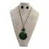 Maxi Colar Kit Com Brinco Feminino Rustico Com Bolas Casual