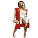 Maxi Colete Feminino Aberto Fendas Laterais Sem Bolsos M Laranja