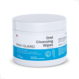 Maxi Guard Oral Cleansing Wipes 100 Lenços Para Cães E Gatos Sabor Sem Sabor