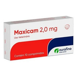 Maxicam Ourofino 2mg 10 Comprimidos Para Cães E Gatos