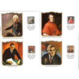 Máximo Postal Liechtenstein 1984 Personalidades Históricas