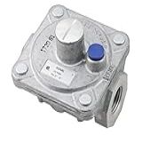 Maxitrol Regulador De Pressão De Gás Natural RV48L- Rosca FPT De 1-2-- Abertura De Entrada E Saída De 13-16-- 1-2 PSIG- Saída De 7-6 Cm - 15-2 Cm