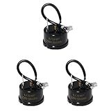 Maxmoral 3 Peças De Protetores Térmicos De Sobrecarga Para Geladeira Preta 1 3HP 250W Compressor Peça De Reposição Protetor Térmico De Sobrecarga Para Geladeira De Carro E Manutenção De Freezer