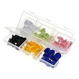 Maxmoral 60 Peças De Pinos De Borracha PVC 10 X 7 Mm Suportes Para Crachás Roupas Alfinetes De Lapela Etiquetas De Nome Livros Colhedores De Cores Sortidas