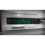 Maxsom Receiver Vintage Amplificador Fm Estéreo Aux Tape