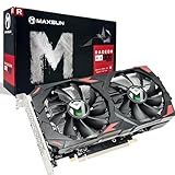 Maxsun Placa De Vídeo AMD Radeon RX580 8GB Placa De Vídeo De 2048 SP GDDR5 De 256 Bits Para Jogos De PC Com 2 DP 1 HDMI Express X 16 3 0 Dual Fans Placa De Vídeo Para Jogos
