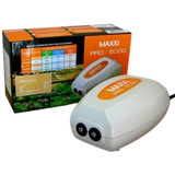 Maxxi Pro 5000 Compressor De Ar 2 Saídas Aquário De Até 200l