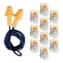 Maxxi Royal Kit 10 Protetor Auricular Plug Silicone 18db Ca 11512 Cor Amarelo
