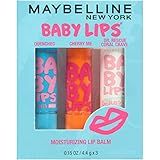 Maybelline New York Baby Lips Hidratante Lip Balm Pacote Com 3 Essenciais De Cuidados Labiais 3 Tons