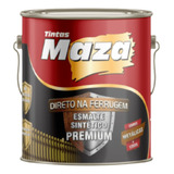 Maza Esmalte Sintético Metálico Direto Na Ferrugem 3 6 Litros Cor Bronze Antigo