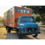 Mb 1113 Baú Toco 4x2 Turbinado Freio A Ar Direção Hidraúlica