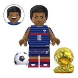 Mbappe França Seleção Coleção Copa Mundo Boneco Blocos