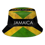 Mbzutay Retro Jamaica Bucket Hat Moda Chapéu De Sol Chapéu D