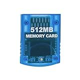 Mcbazel Cartão De Memória De 512 MB 8192 Blocos Para Console Gamecube E Wii Azul
