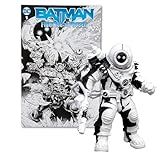 McFarlane Brinquedos DC Direct Page Punchers Mr Freeze Line Art Boneco De 18 Cm Com Batman Comic