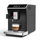 Mcilpoog Máquina De Café Espresso Super Automática WS 203 Com Tela Sensível Ao Toque Inteligente Para Preparar 16 Bebidas De Café Preto 