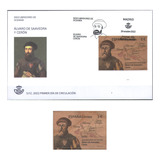   Mcn   Espanha 2022   Descobridor Oceania   Fdc   Selo Mint