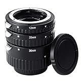 Mcoplus Conjunto De Tubos Extensores De Macro De Foco Automático Da Extnp Para Câmeras Nikon AF AF S DX FX SLR