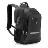 Md 1903 Mochila Bolsa Executiva Maideng Escolar Notebook Unisex Reforçada Com Cabo De Aço Alta Qualidade