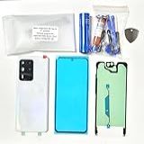 MD0410 Kit De Reparo De Tela Sensível Ao Toque Compatível Com Samsung Galaxy S20 Ultra G988 - Lente De Vidro Externa Frontal - Capa De Substituição Da Moldura Da Câmera Traseira Da Porta Traseira