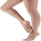 MdnMd Feminino 1 Pacote De Meia Calça Para Dança De Balé Sem Pés Conversível Ultramacia Meia Calça Legging Marrom Caramelo Adulto Pequeno Altura 63 65 