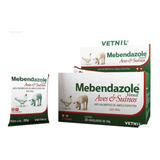 Mebendazole Caixa Com 20 X 30 Gr  vermifugo P  Aves  Suínos 