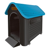 Mec Pet Dog Home Numero 8 Grande Azul De Polietileno