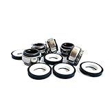 Mechanical Seals 301 12 Selos Mecânicos Tamanho Do Eixo 12mm Mola Bobina Bomba De Fole De Borracha Selo Mecânico Material CAR CER NBR 5 Pçs Lote