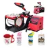 Mecolour Prensa Sublimadora Transfer Térmica Cilíndrica Cor Preto E Vermelho 220v