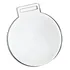 Medalha Acrílico Cristal Redonda Lisa Kit 100 Un 5cm 2mm