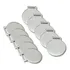 Medalha Acrílico Cristal Redonda Lisa Kit 100 Un 5cm 3mm