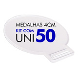 Medalha Acrilico Cristal Redonda