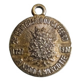 Medalha Antiga 1727 1927 Cafeeiro Banco