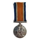 Medalha Britânica 1  Guerra Mundial Prata Esterlina Genuína