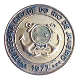 Medalha Bronze 2  Regata Naval Do Rio De Janeiro 1977 60mm