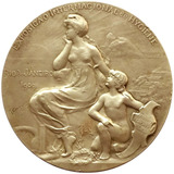 Medalha Bronze Exposição Internacional De Higiene 1909