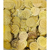Medalha Cigana Com Alça 20mm Dourado