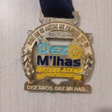Medalha Dez Milhas Rotary Asfar Corrida