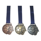 Medalha Futebol Metal 63mm Grossa Alto