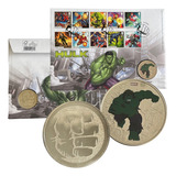 Medalha Marvel Hulk The Royal Mint