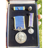 Medalha Militar Santos Dumont Barrete Pin Miniatura Estojo