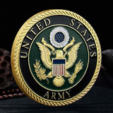 Medalha Moeda Brasão Força Milita American