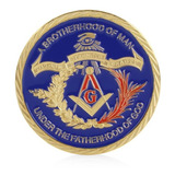 Medalha Moeda Maconaria Mestre